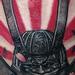 Tattoos - Samurai Helmet Rising Sun Tattoo - 87410
